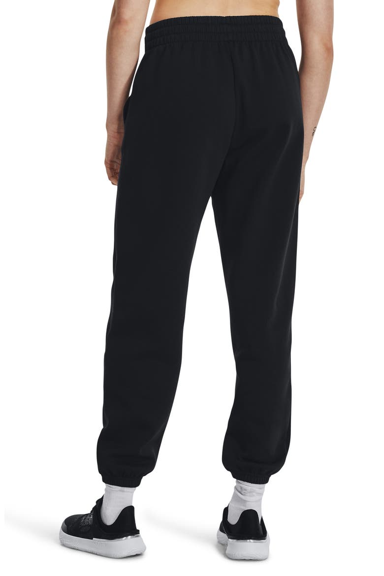 Rival Fleece Oversized Joggers, Alternate, color, BLACK