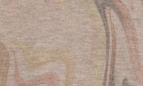 Beyond Yoga Brushed Up Print Long Sleeve Crop Top In Multi