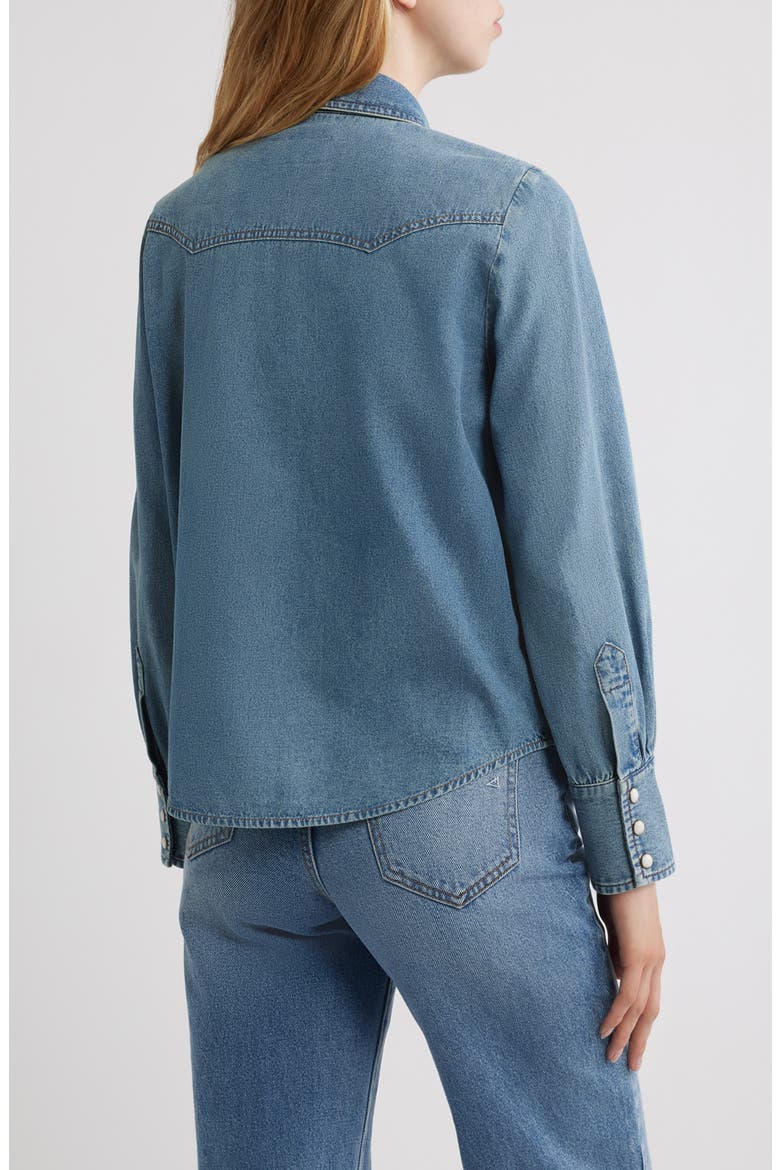 Howdy Denim Shirt, Alternate, color, OLDHAM WASH