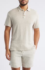 ALEX CRANE Linen Polo