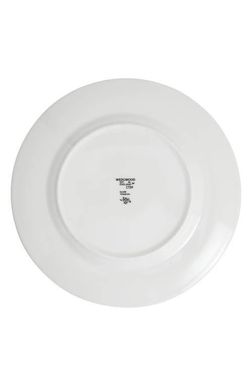 Wedgwood Silver Tonquin Bone China Plate In Multi