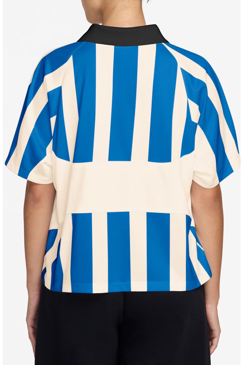 Sportswear Stripe Oversize Jersey Top, Alternate, color, LIGHT PHOTO BLUE/ CHALK