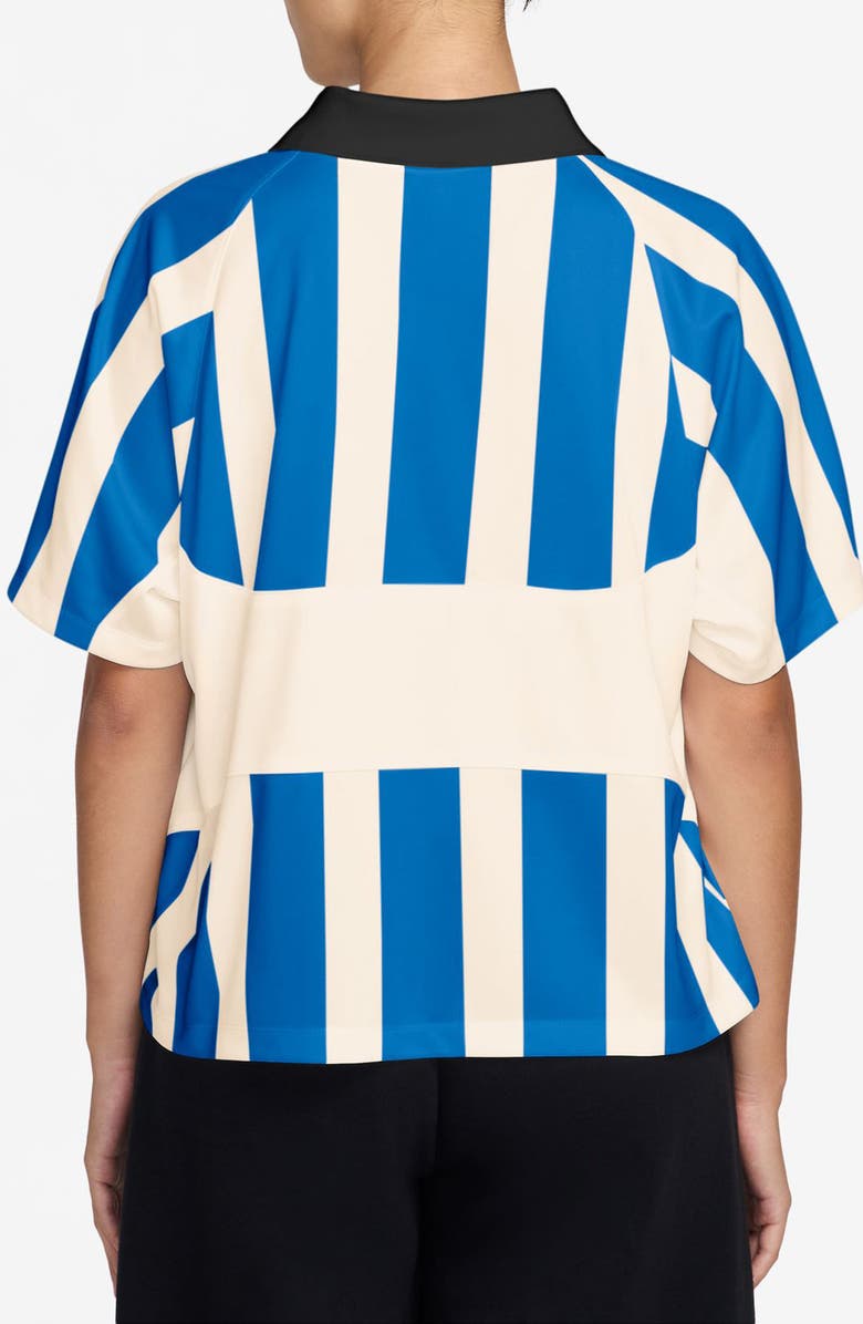Nike Sportswear Stripe Oversize Jersey Top, Alternate, color, Light Photo Blue/ Chalk