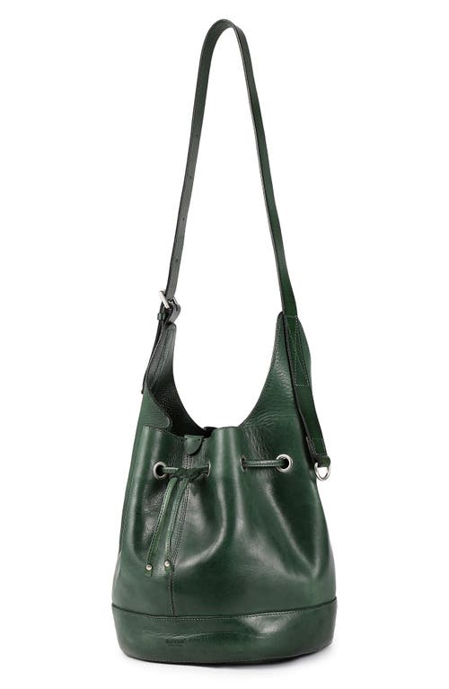 Old Trend Lily Shoulder Bucket Bag In Green