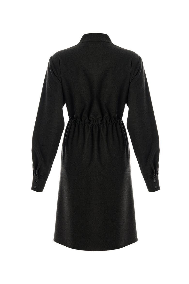 Denver High Neck Long Sleeve Dress, Alternate, color, GREY