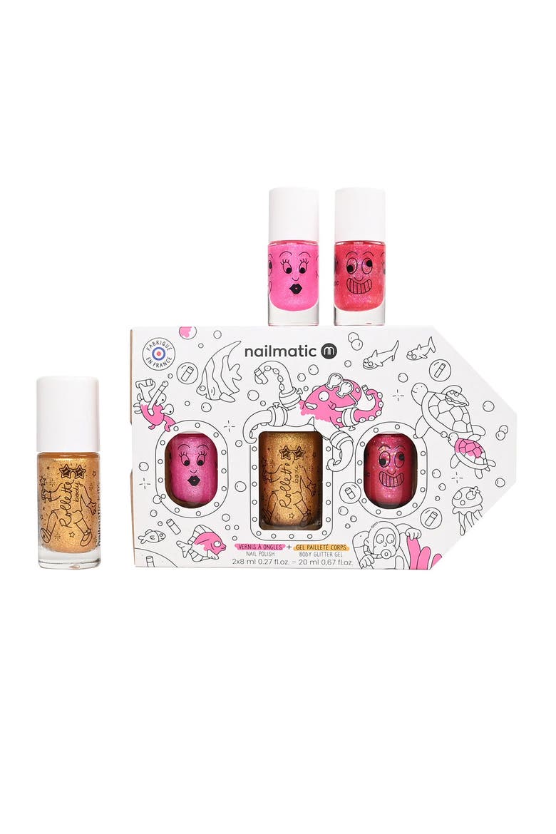 Nail Polish For Kids Set of 3, Main, color, Sissi Pinky