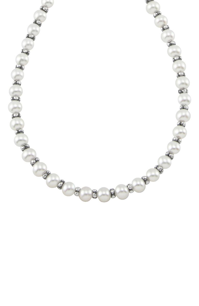 LAGOS Kids' Kinder Cultured Pearl Necklace, Main, color,