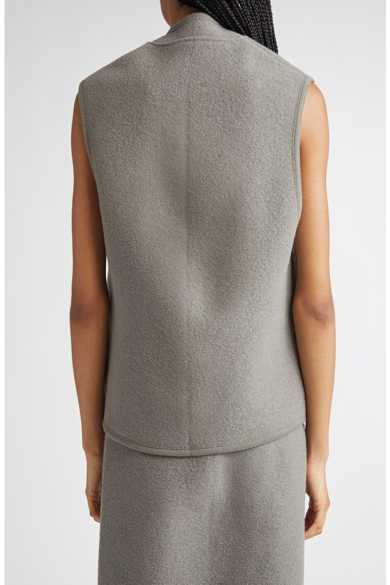 Walker Wool Fleece Vest, Alternate, color, CAMOSCIO FELTED