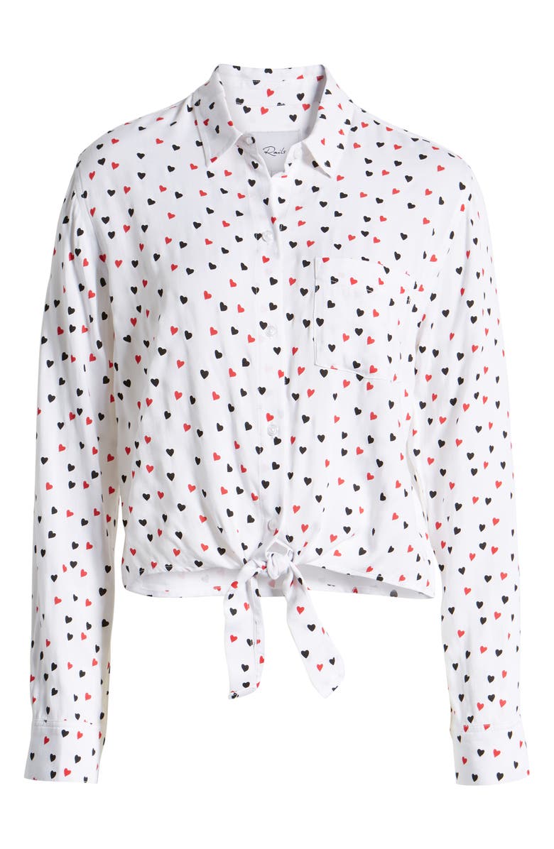 Rails Val Tie Front Shirt, Alternate, color,