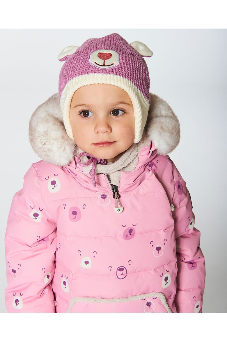 Baby Girl's Peruvian Knit Hat Dusty Purple, Alternate, color, Orchid Haze