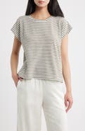 Eileen Fisher Stripe Organic Cotton Top