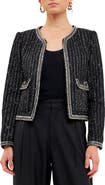 Endless Rose Premium Sequin Tweed Jacket