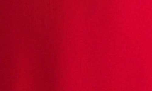 Ming Wang Bow Neck Stretch Deco Crepe Shift Top In Red