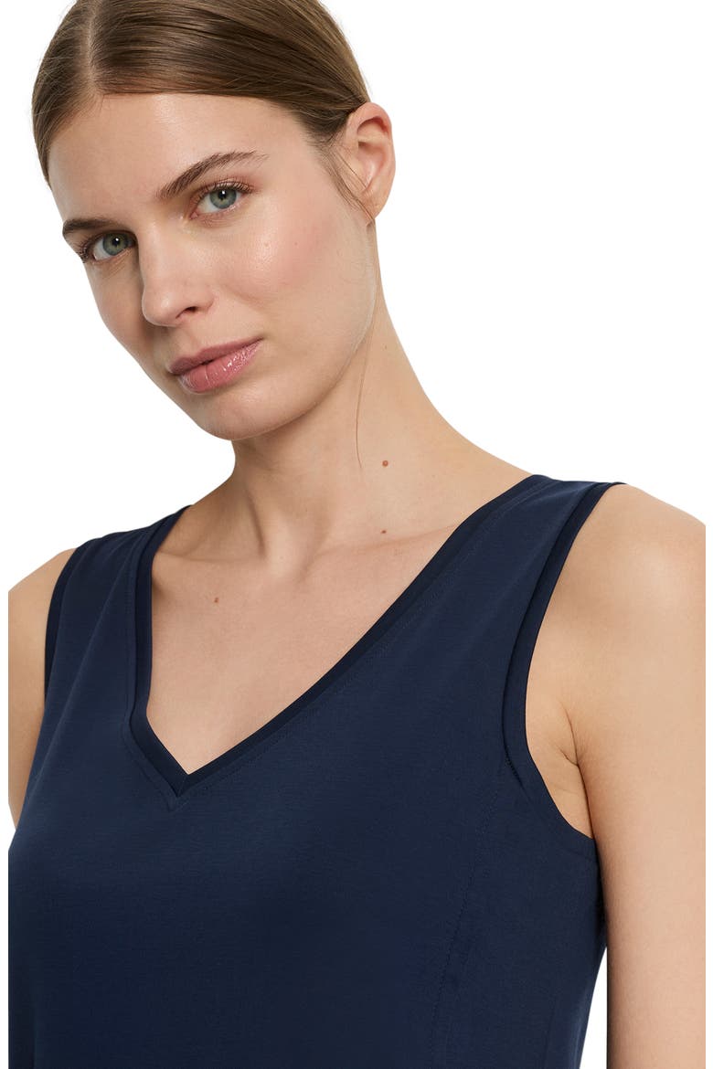 Pure Essence Cotton Tank Nightgown, Alternate, color, DEEP NAVY