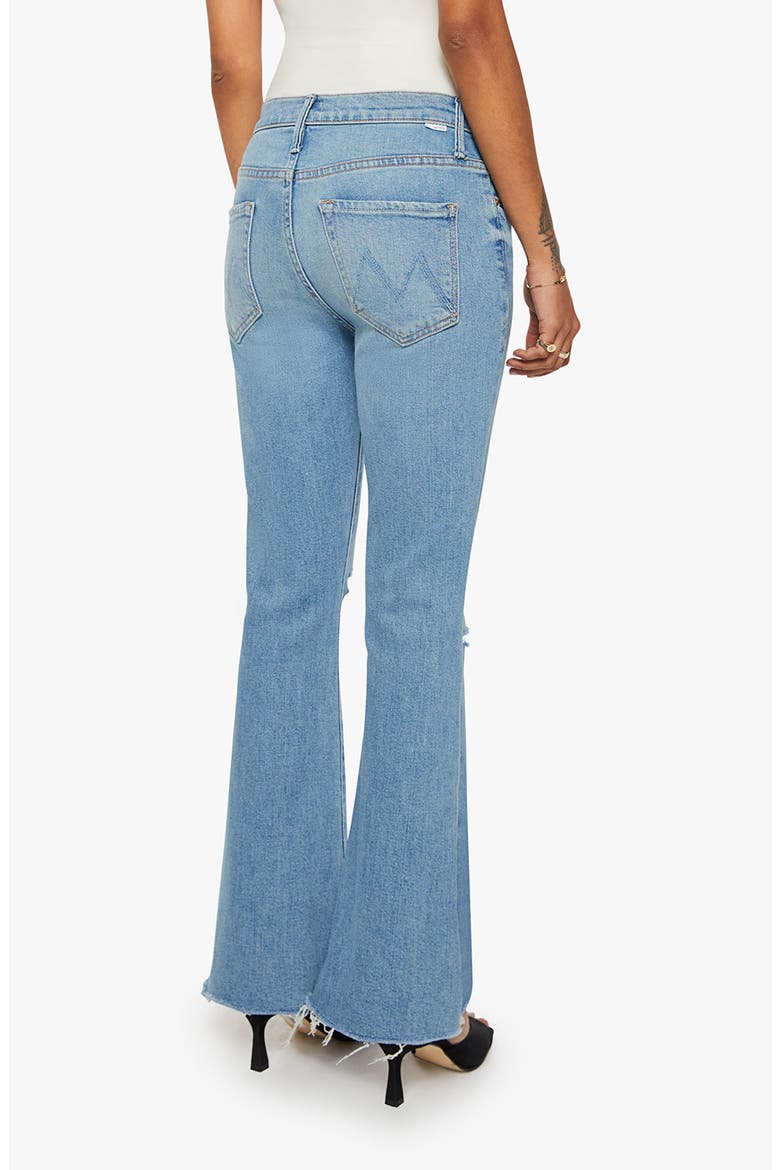 Ripped Flare Jeans, Alternate, color, CHAOS IS CALLING