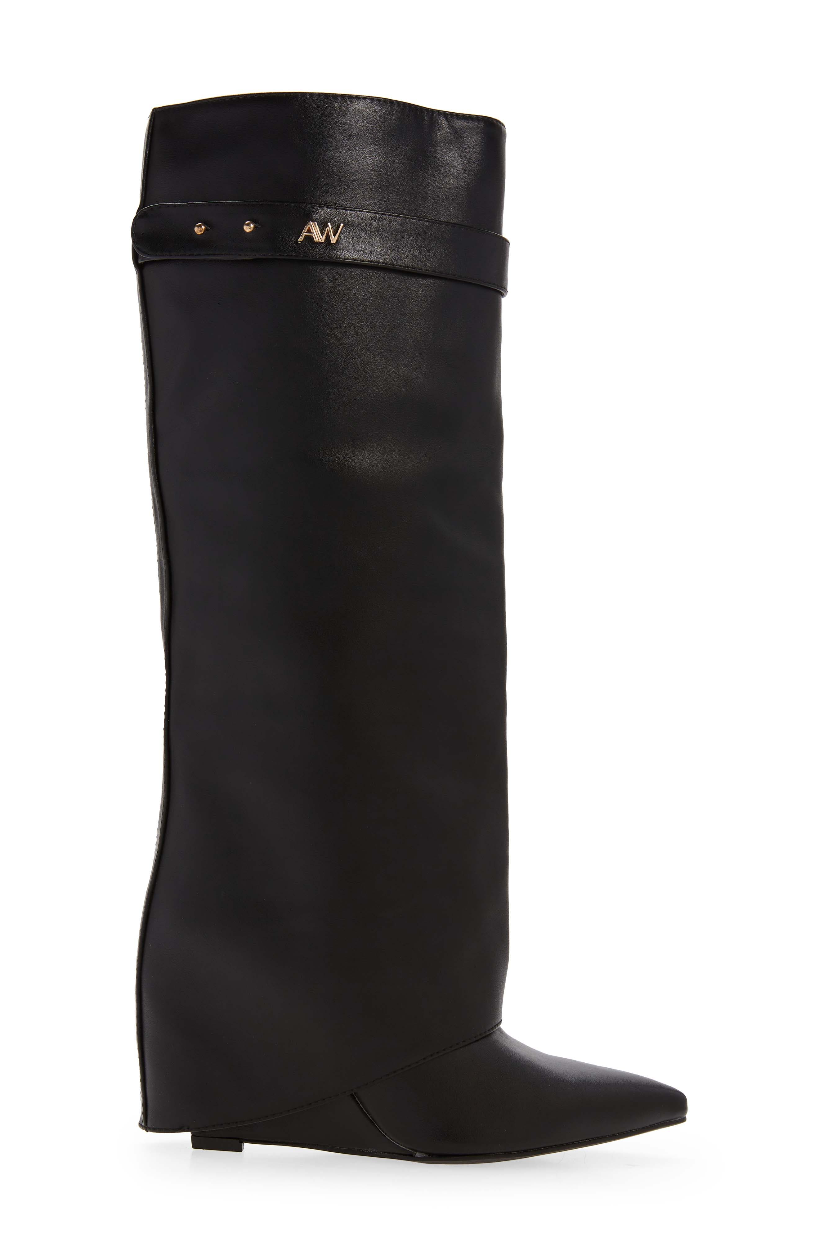 AZALEA WANG Melina Pointy Toe Boot, Alternate, color, 