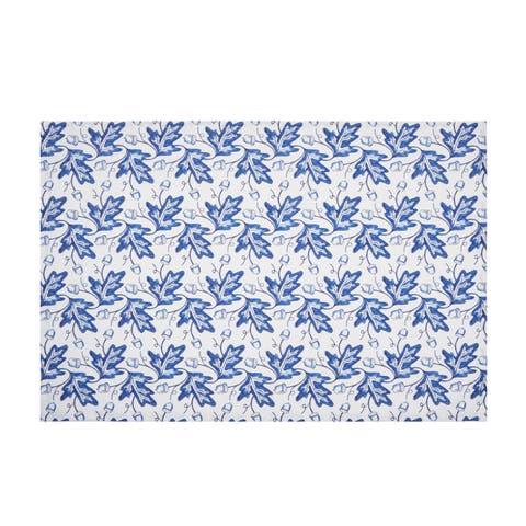 Blue Leaves 
Acorn Dishtowel