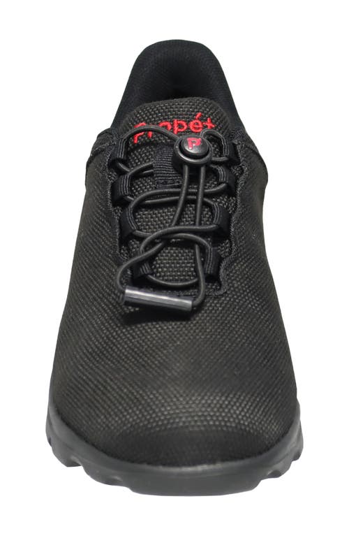 Propét Travelactiv Aurora Sneaker In Black