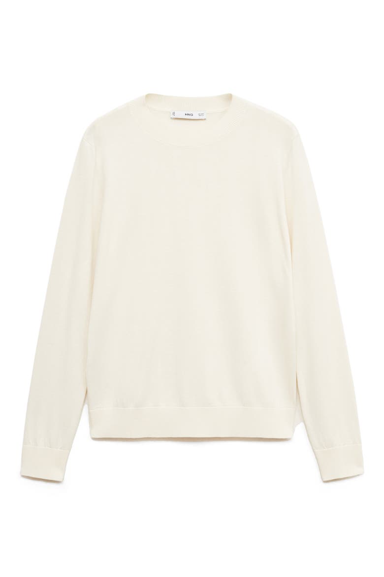 Jersey Long Sleeve Sweater, Main, color, ECRU