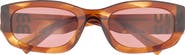 Miu Miu 53mm Irregular Sunglasses