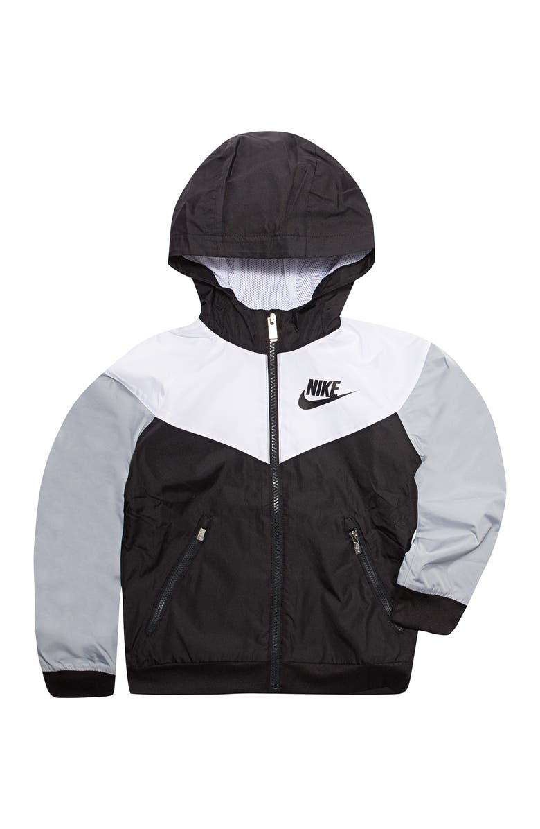 Nike Kids' Windrunner Water Resistant Hooded Jacket, Main, color,