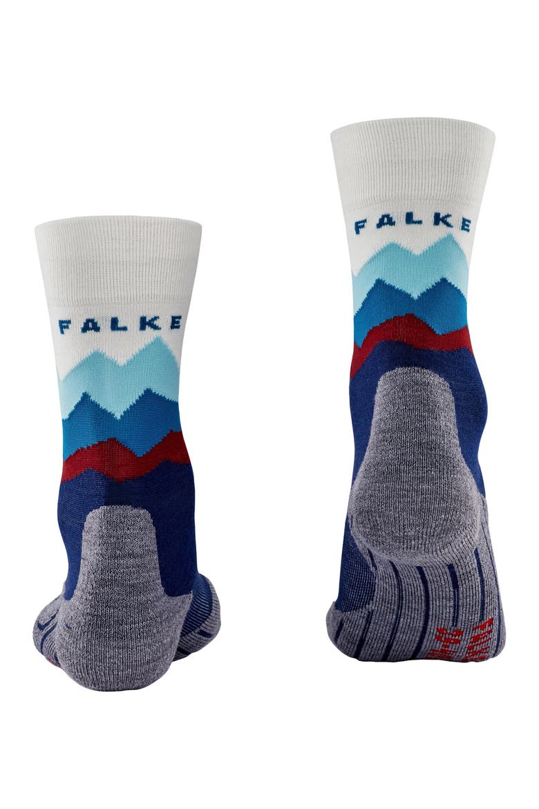 TK2 Explore Crest Hiking Socks, Alternate, color, Dark Night