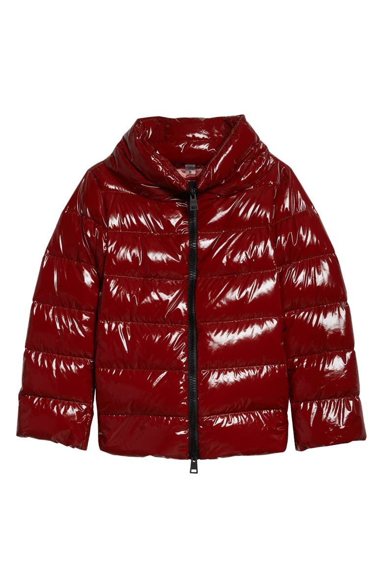 Herno Lacquered Nylon Down Puffer Jacket, Alternate, color,