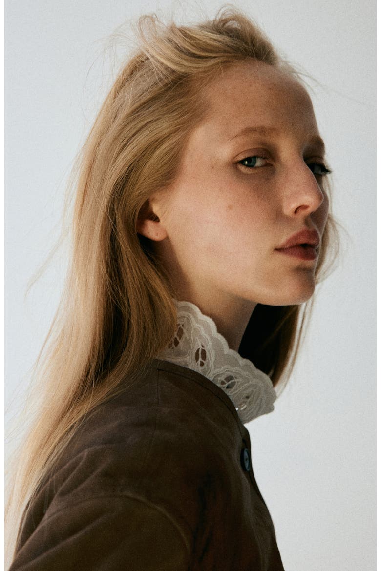 Suede Jacket, Alternate, color, KHAKI BROWN