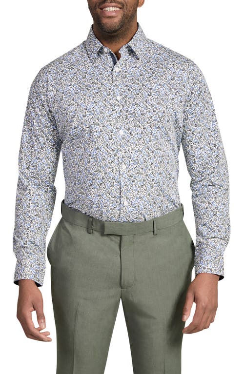 JOHNNY BIGG JOHNNY BIGG SEVILLE FLORAL STRETCH BUTTON-UP SHIRT