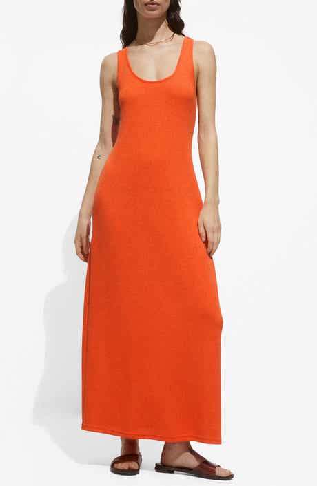 MANGO Racerback Knit Dress