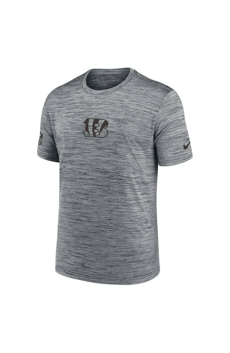 Nike Men's Nike Gray Cincinnati Bengals Sideline Velocity Performance T-Shirt, Alternate, color, Gray