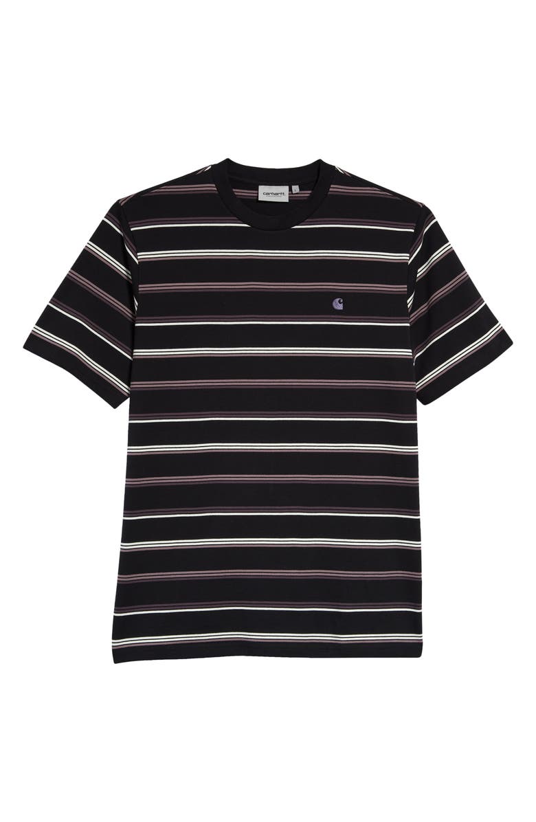 Carhartt Work In Progress Men's Vonn Stripe Cotton Crewneck T-Shirt, Alternate, color, 