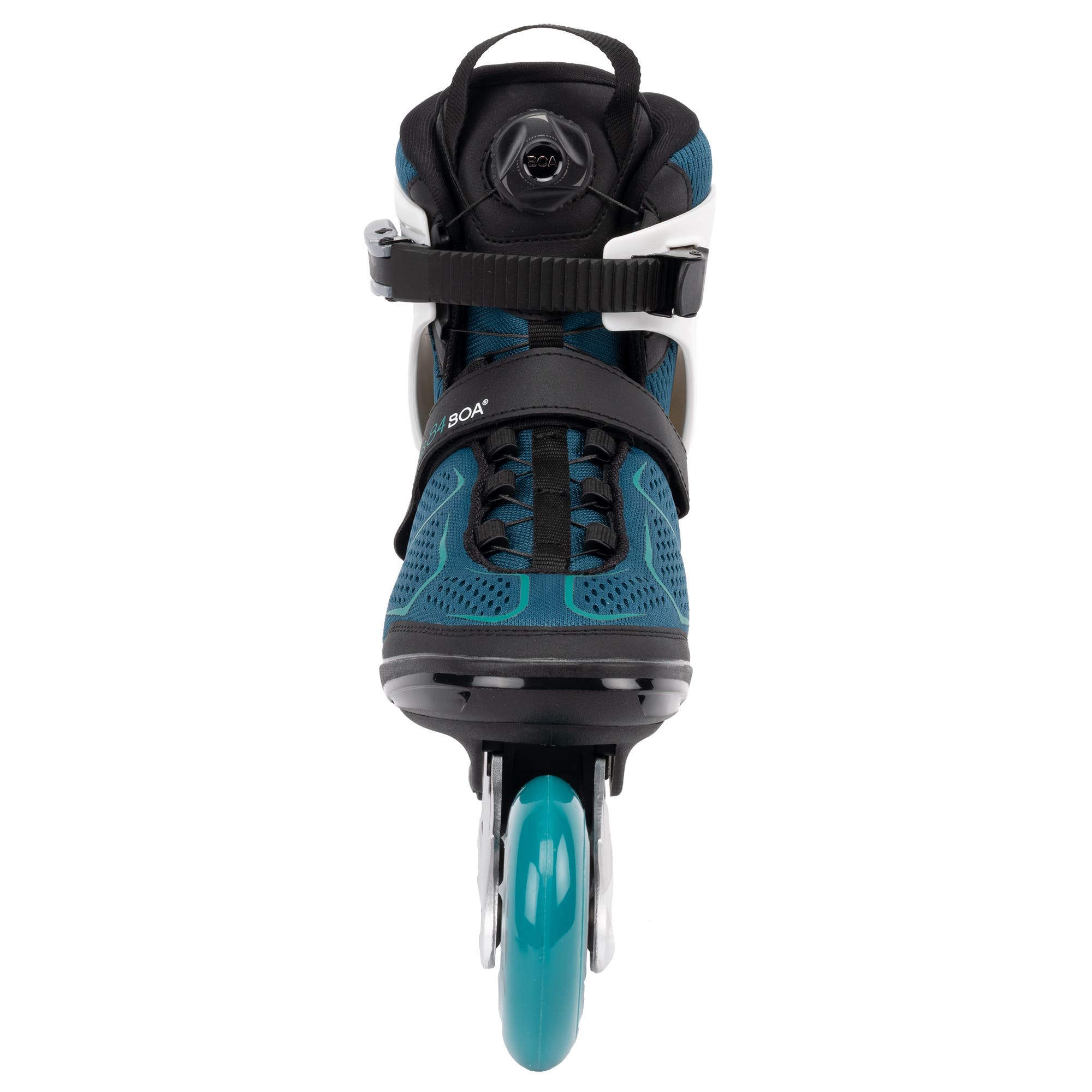 K2 Alexis 84 Boa Teal Womens Inline Skates, Alternate, color, Teal/White