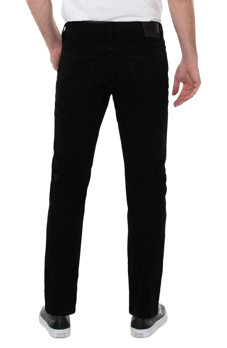 Liverpool Los Angeles Kingston Modern Straight Leg Jeans, Alternate, color, Jet Black