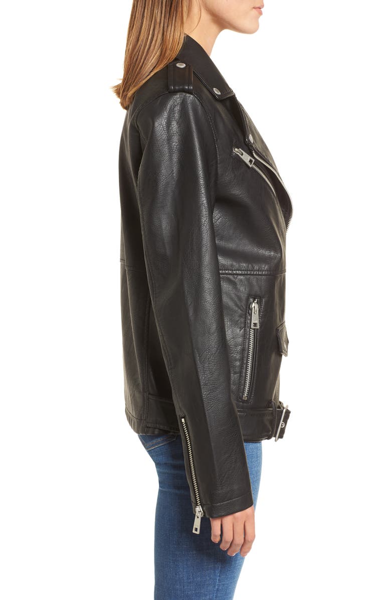Levi's<sup>®</sup> Faux Leather Moto Jacket, Alternate, color,