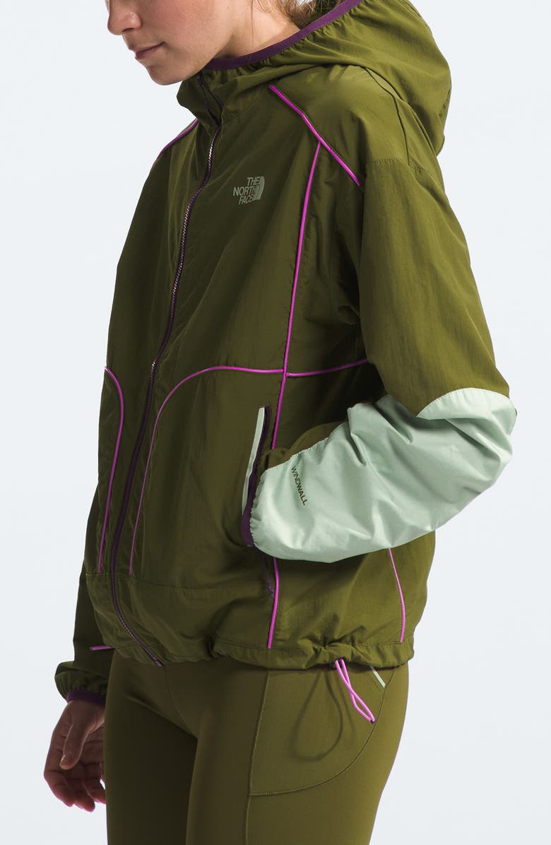 The North Face Trailwear Wind Whistle Running Jacket, Alternate, color,
