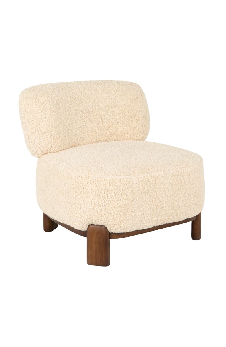 Olive Grove Accent Chair with Base, Main, color, Cream