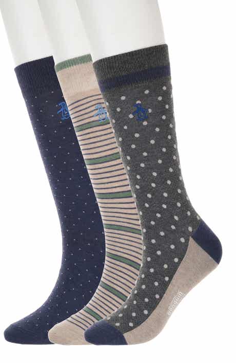 Original Penguin Fergunson Stripe Assorted 3-Pack Crew Socks