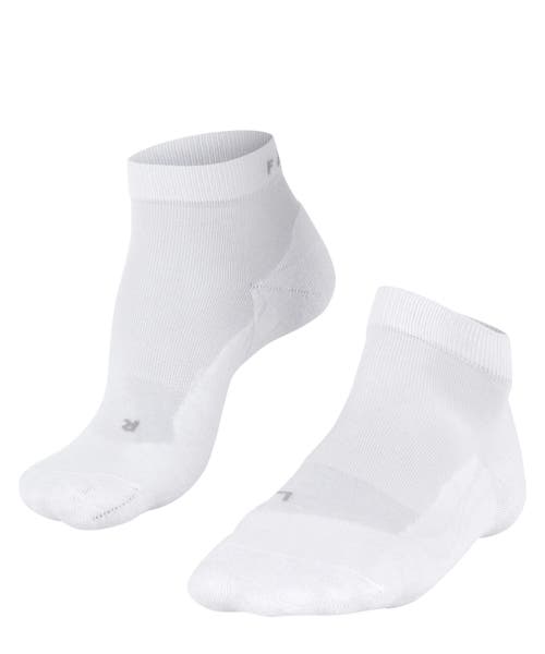 Falke Go2 High Ankle Golf Socks For Spiked Shoes In White