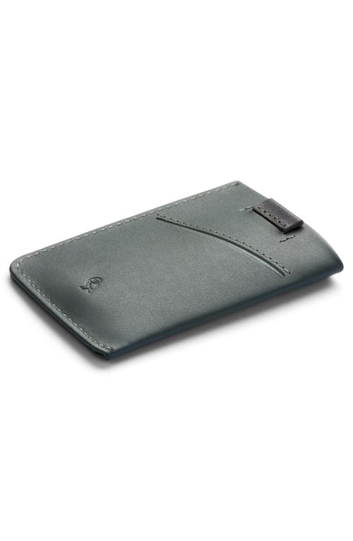 Bellroy Leather Card Case In Everglade