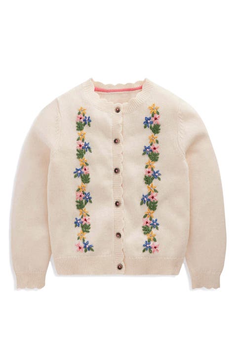 Kids' Embroidered Cardigan