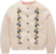 Mini Boden Kids' Embroidered Cardigan