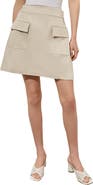 Ming Wang Cargo Pocket Miniskirt