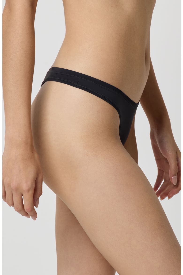 Soft Flex Thong, Alternate, color, BLACK
