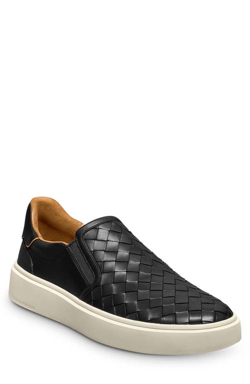 Allen Edmonds Oliver Woven Slip-on Sneaker In Black