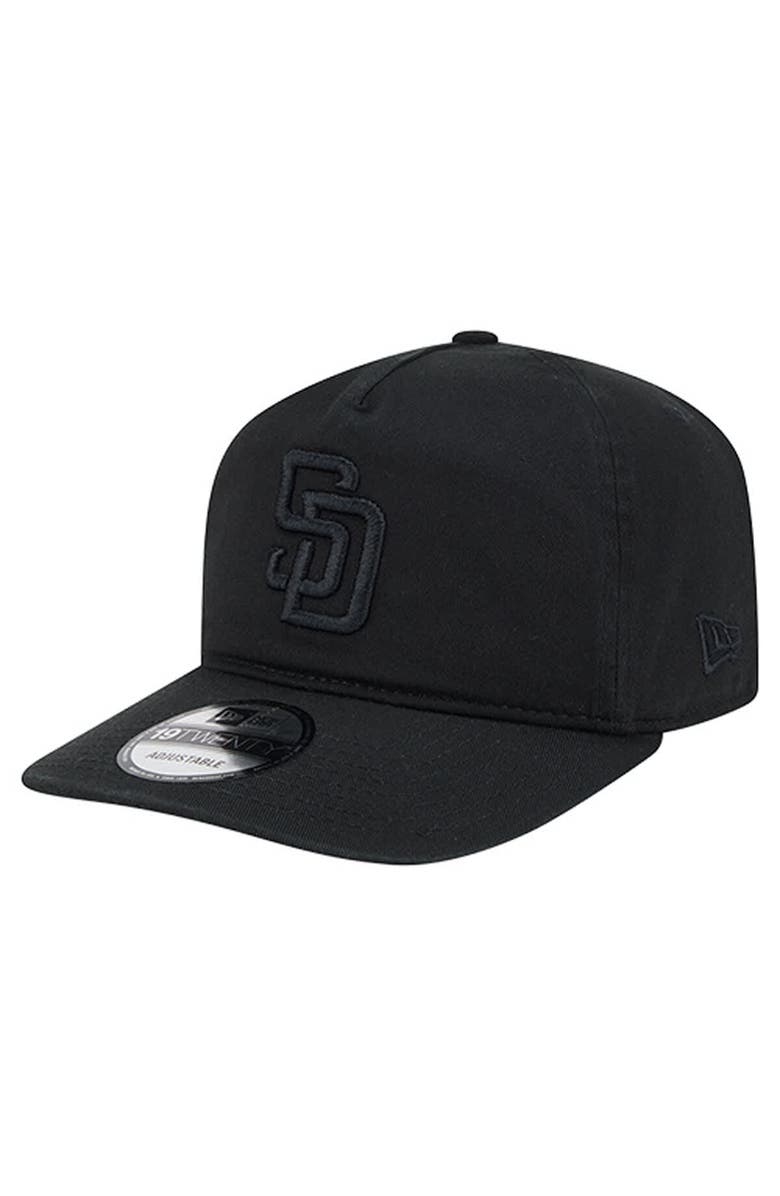 New Era Men's New Era Black San Diego Padres 19Twenty Adjustable Hat, Main, color, Black