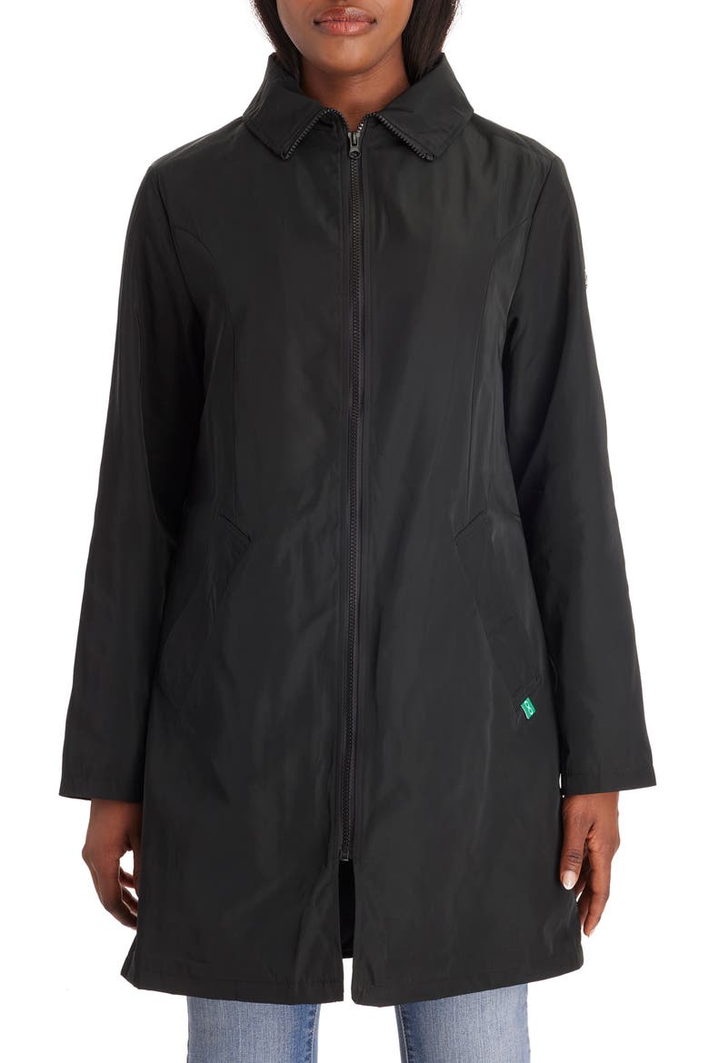 Convertible 3-in-1 Maternity/Nursing Coat, Main, color, BLACK