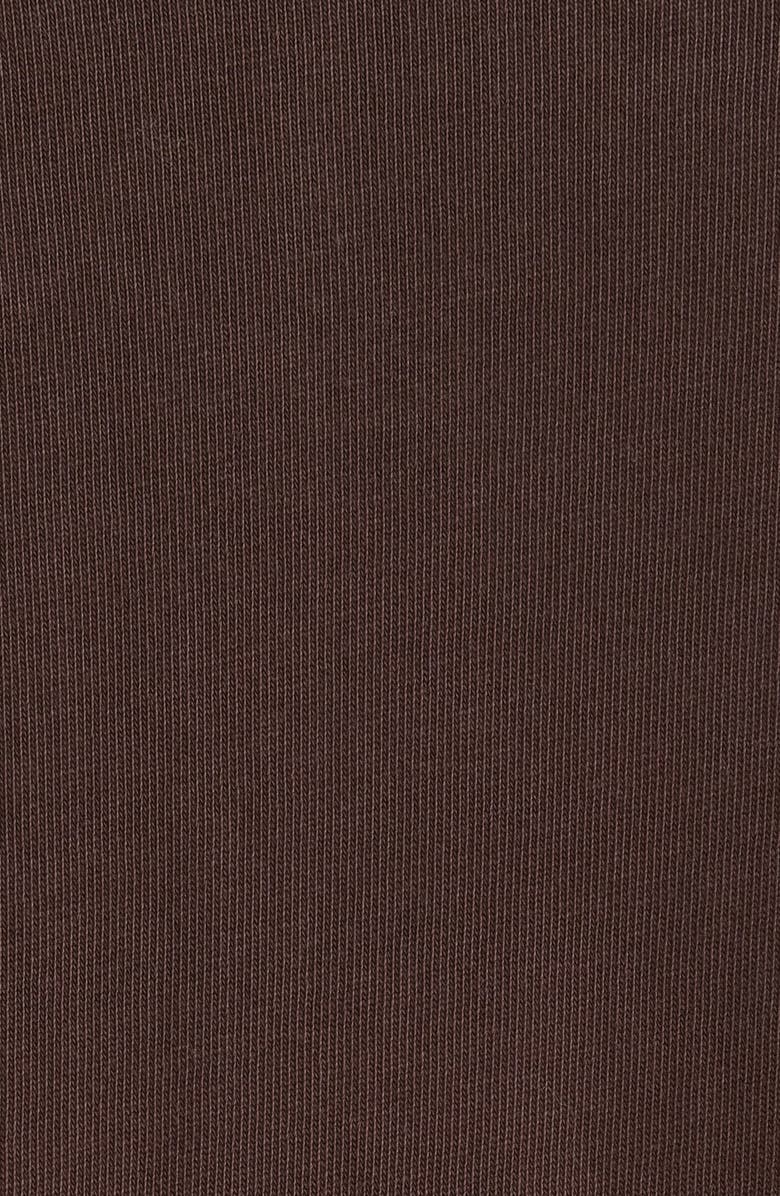 Treasure & Bond Long Sleeve Heavyweight Jersey Polo, Alternate, color, Brown Seal