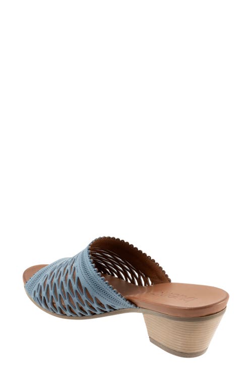 Bueno Lillian Block Heel Sandal In Denim