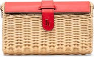 Frances Valentine Betsy Wicker Basket Crossbody Bag